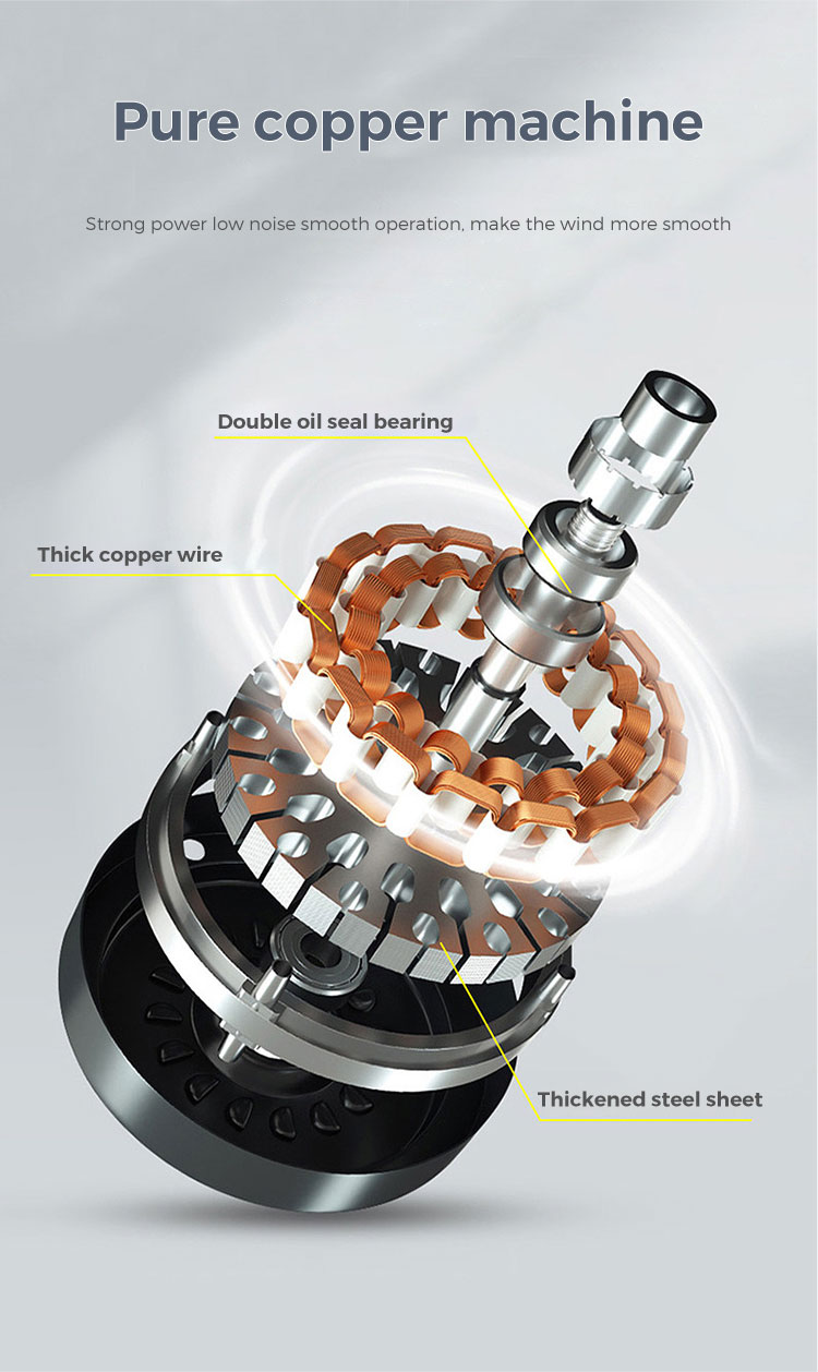 bladeless ceiling fan with light