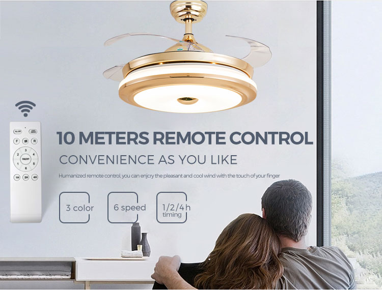 bladeless ceiling fan with light